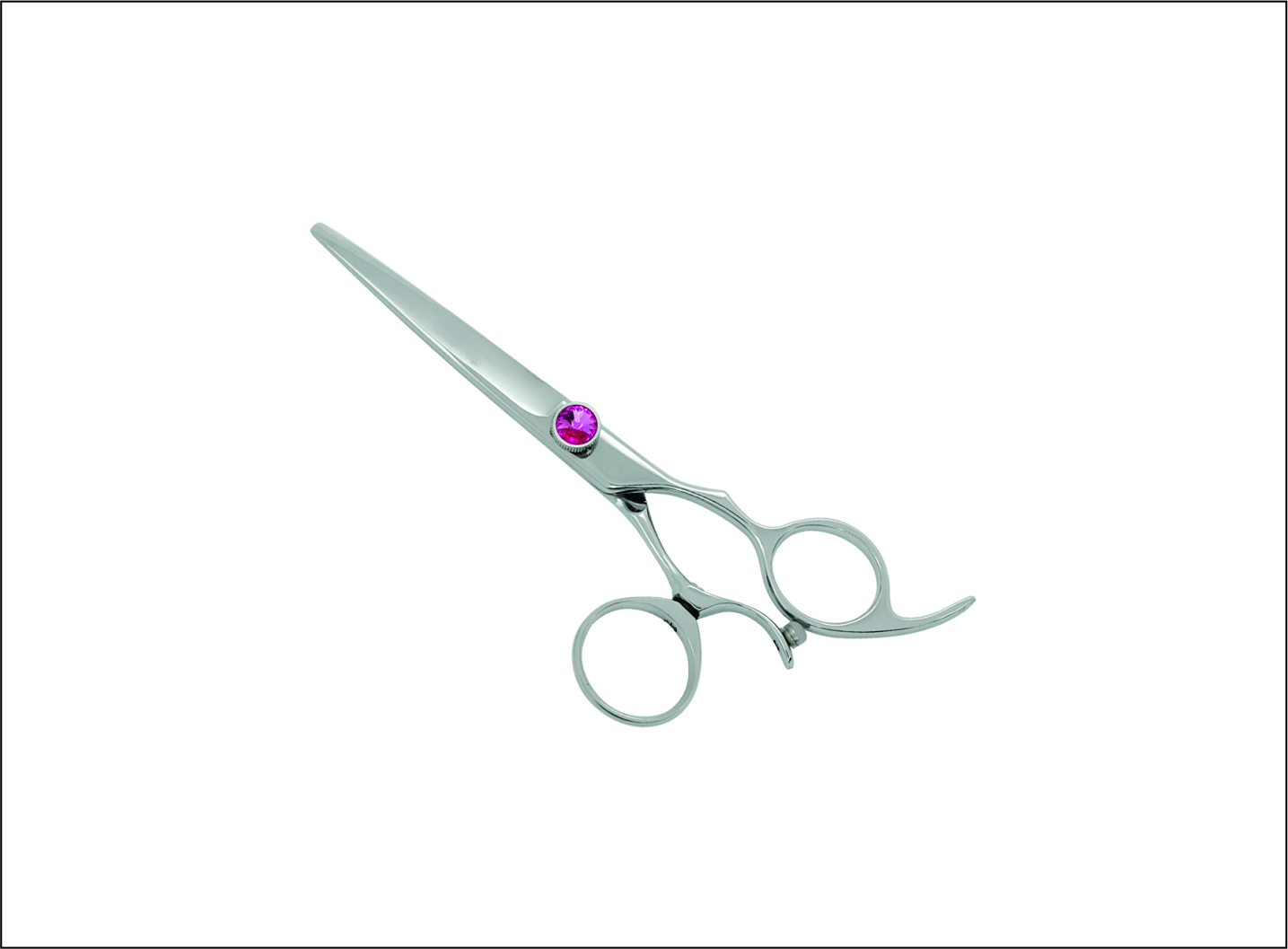 Professional Barber Scissors – Swivel Handle